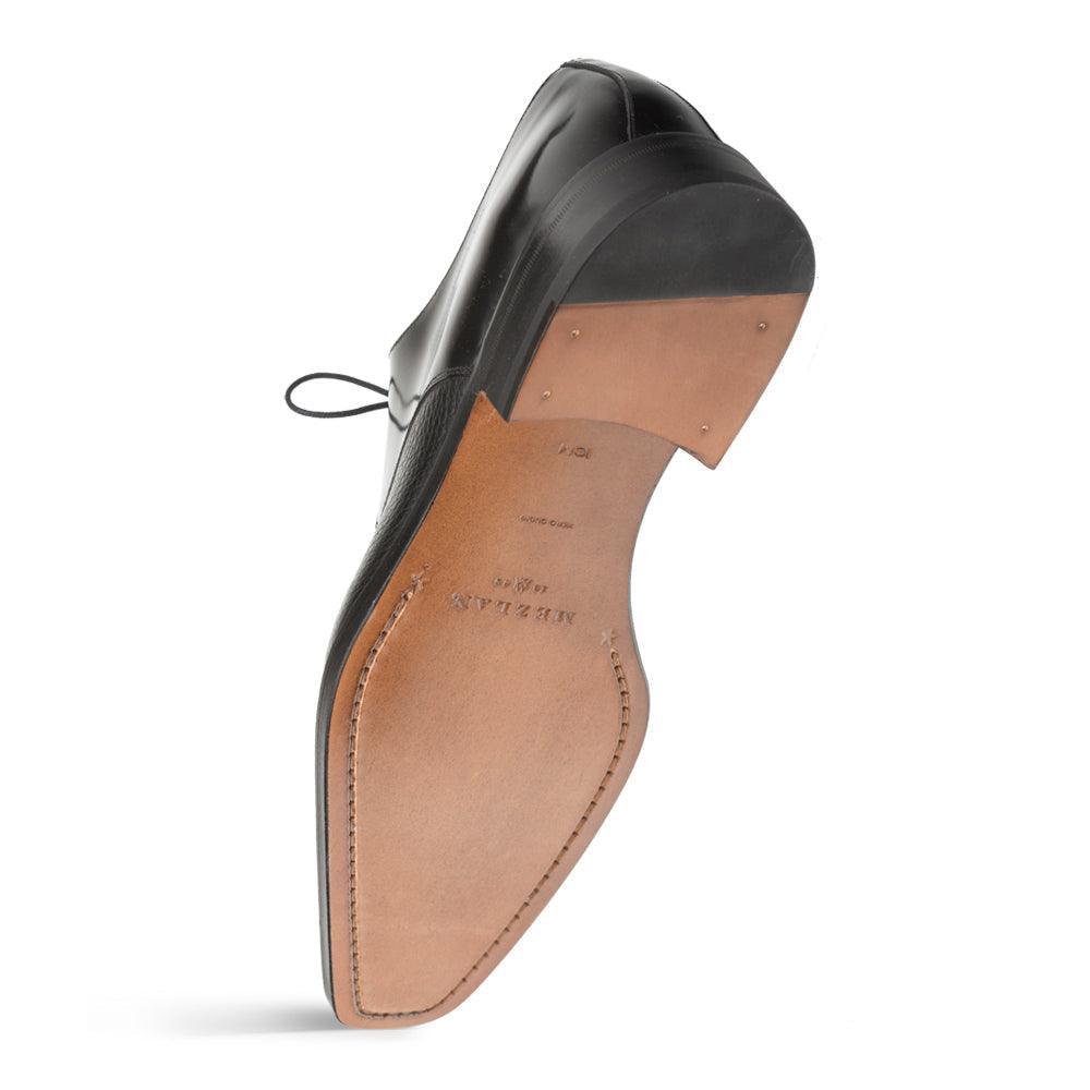 Mezlan Soka Black Cap Toe Dress Shoes for Men - Classic Oxford Business Formal Shoes for Office, Wedding & Special Occasions