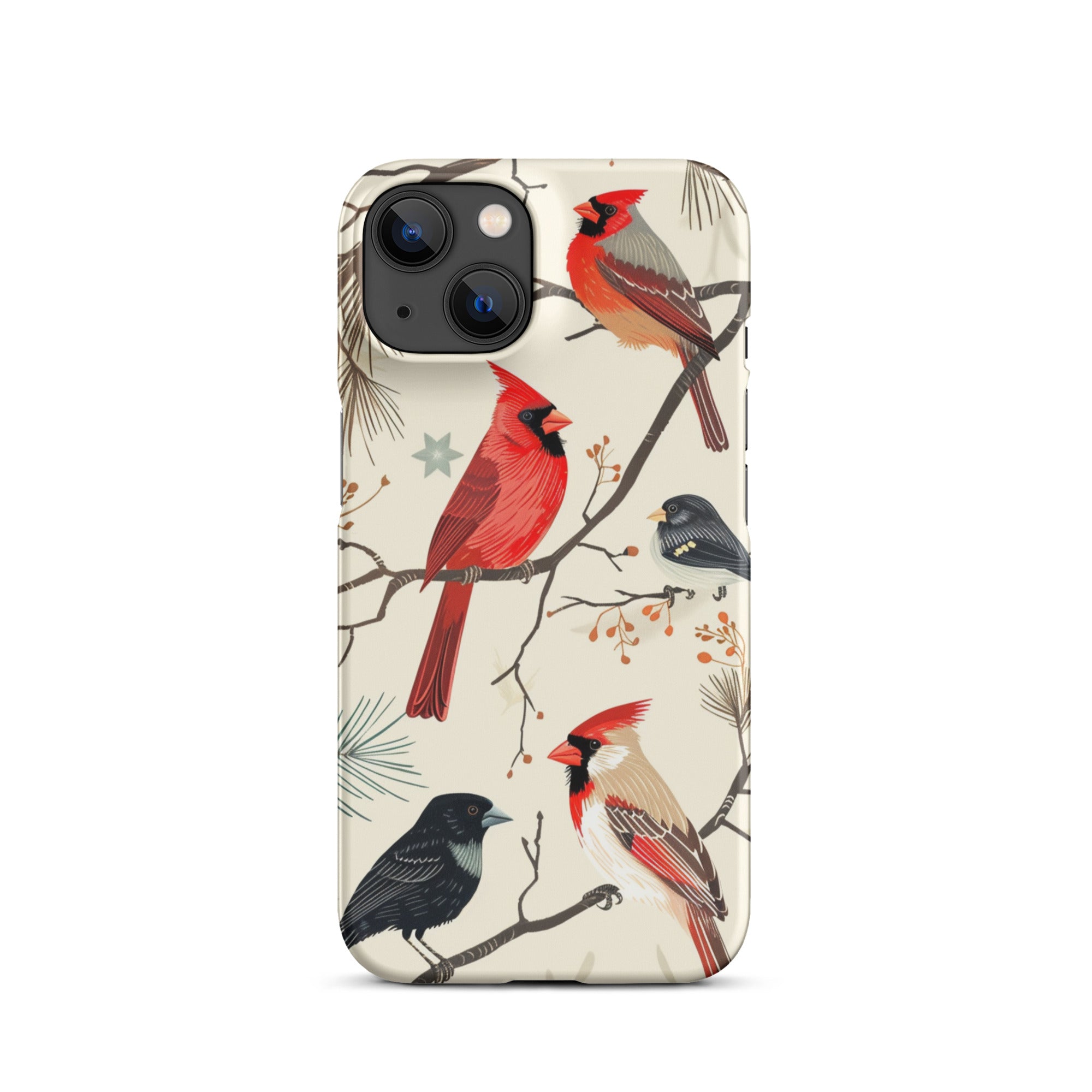 Premium Birds Design Snap Case for iPhone 14/13/12/11 - Durable Protective Phone Cover with Slim Fit - Perfect for Nature Lovers & Outdoor Adventures