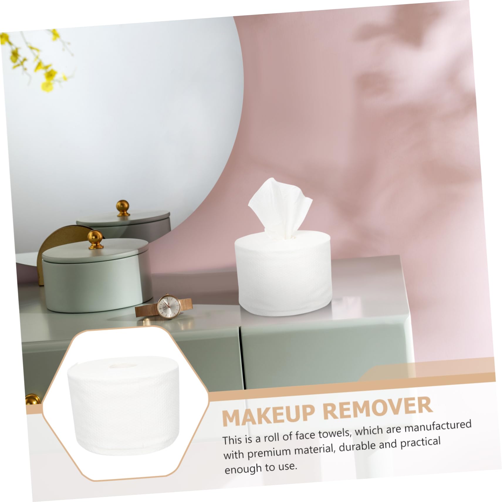Gentle Makeup Remover Towel for Sensitive Skin - Soft Reusable Face Cleansing Cloth | Perfect for Daily Makeup Removal & Skincare Routine