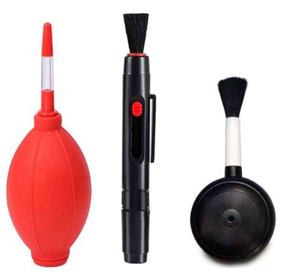 Professional Camera Cleaning Kit - Air Blower, Lens Pen & Dust Brush for DSLR, Mirrorless, VCR, Telescope & Filter Maintenance - Perfect for Photographers, Videographers & Electronics Care