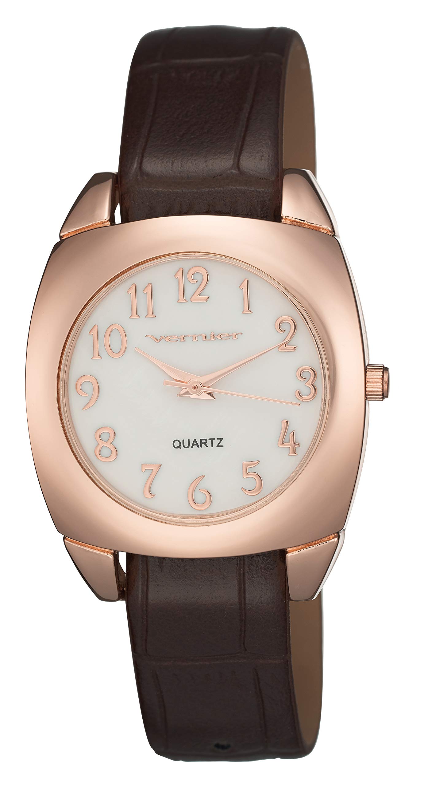 Vernier Women's Round Case Mother of Pearl Dial Watch with 10 Interchangeable Straps (VNR66657) - Perfect for Everyday Wear, Office & Special Occasions