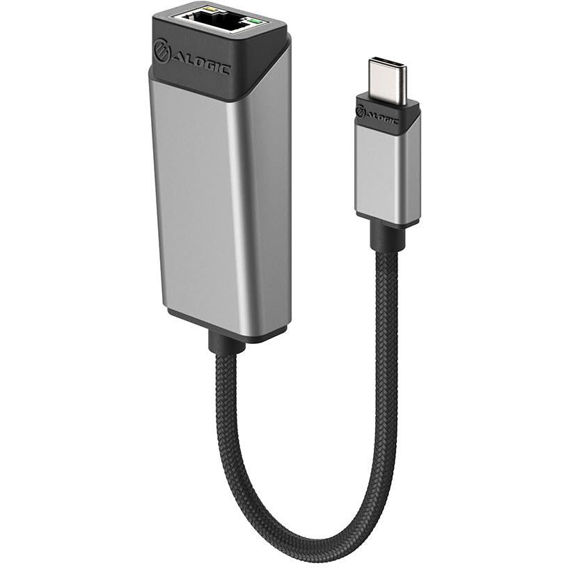 ALOGIC Ultra USB C to RJ45 Ethernet Adapter - 15cm High-Speed Gigabit Ethernet Converter for MacBook, iPad Pro, Chromebook - Stable Wired Internet Connection for Gaming, Streaming & Remote Work