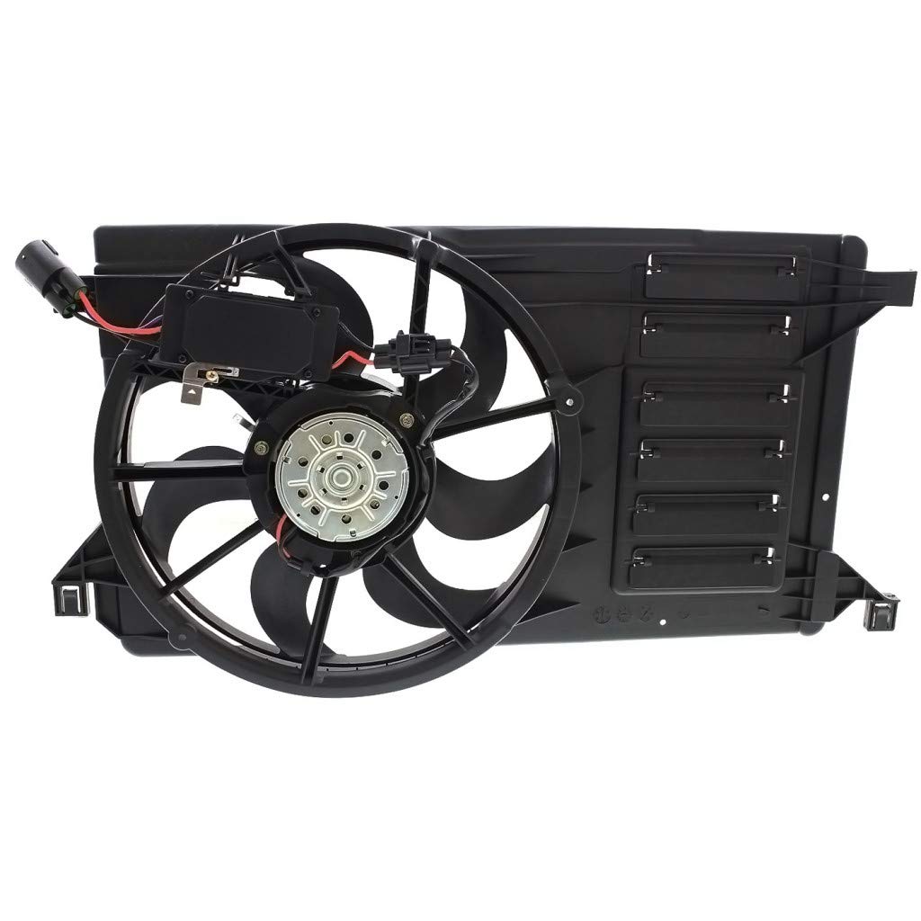 Mazda 3 AC Radiator Fan Assembly Replacement 2010-2012 - Compatible with 2.0L & 2.5L Engines - OEM Part #MA3115144 / LF8B15025H - Perfect for Summer Cooling & AC System Repairs