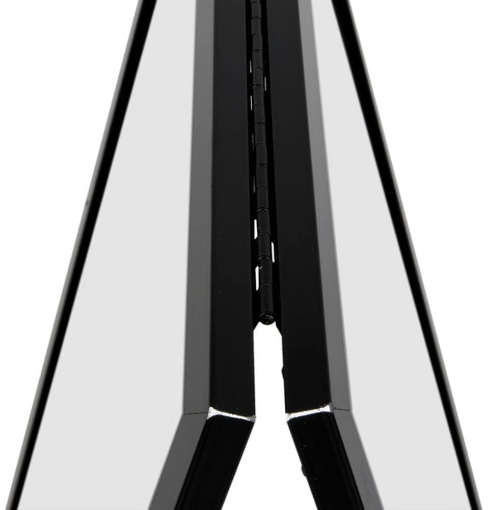 Aarco A-Frame Sidewalk Sign Board with White Melamine Markerboard & Black Aluminum Frame - 42