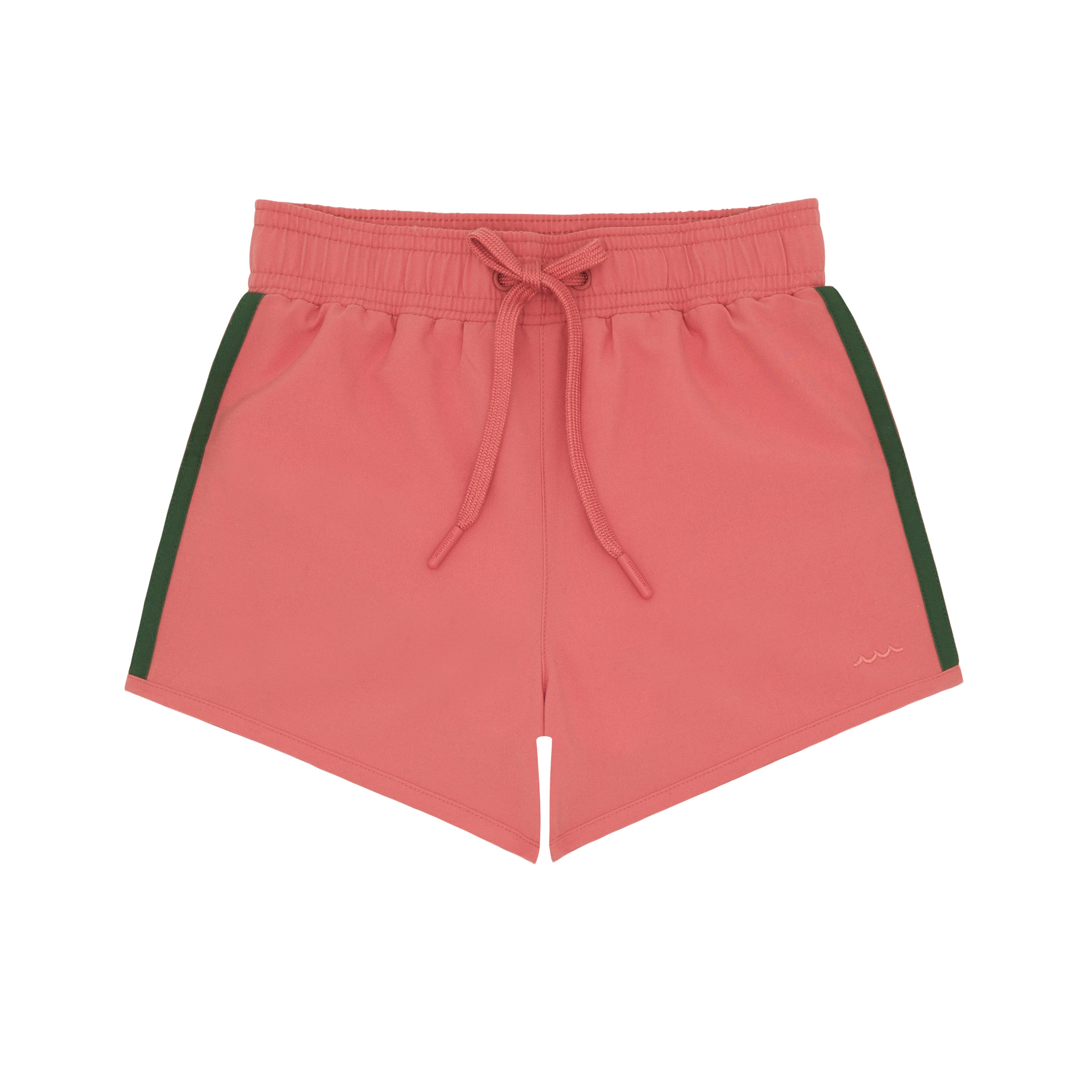 Vintage Red Board Shorts for Boys - Comfortable Swim Trunks for Beach, Pool & Summer Activities