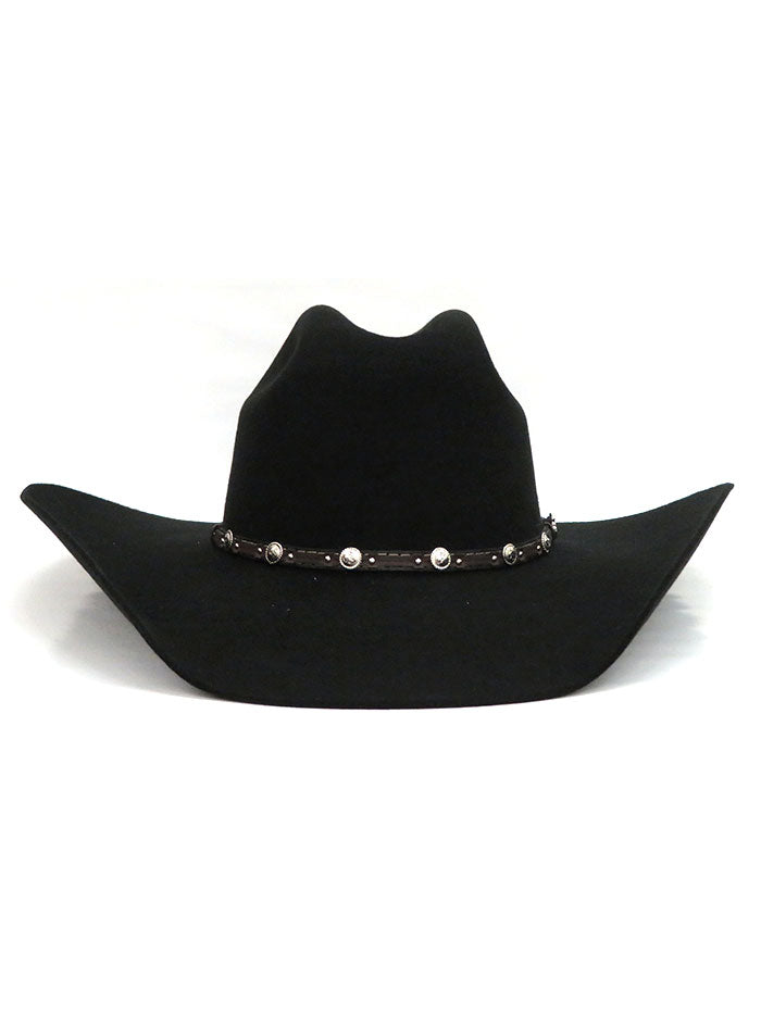 Justin JF0230BUST44 2X Buster Premium Black Felt Cowboy Hat for Men - Western Style, Rodeo, and Outdoor Adventures