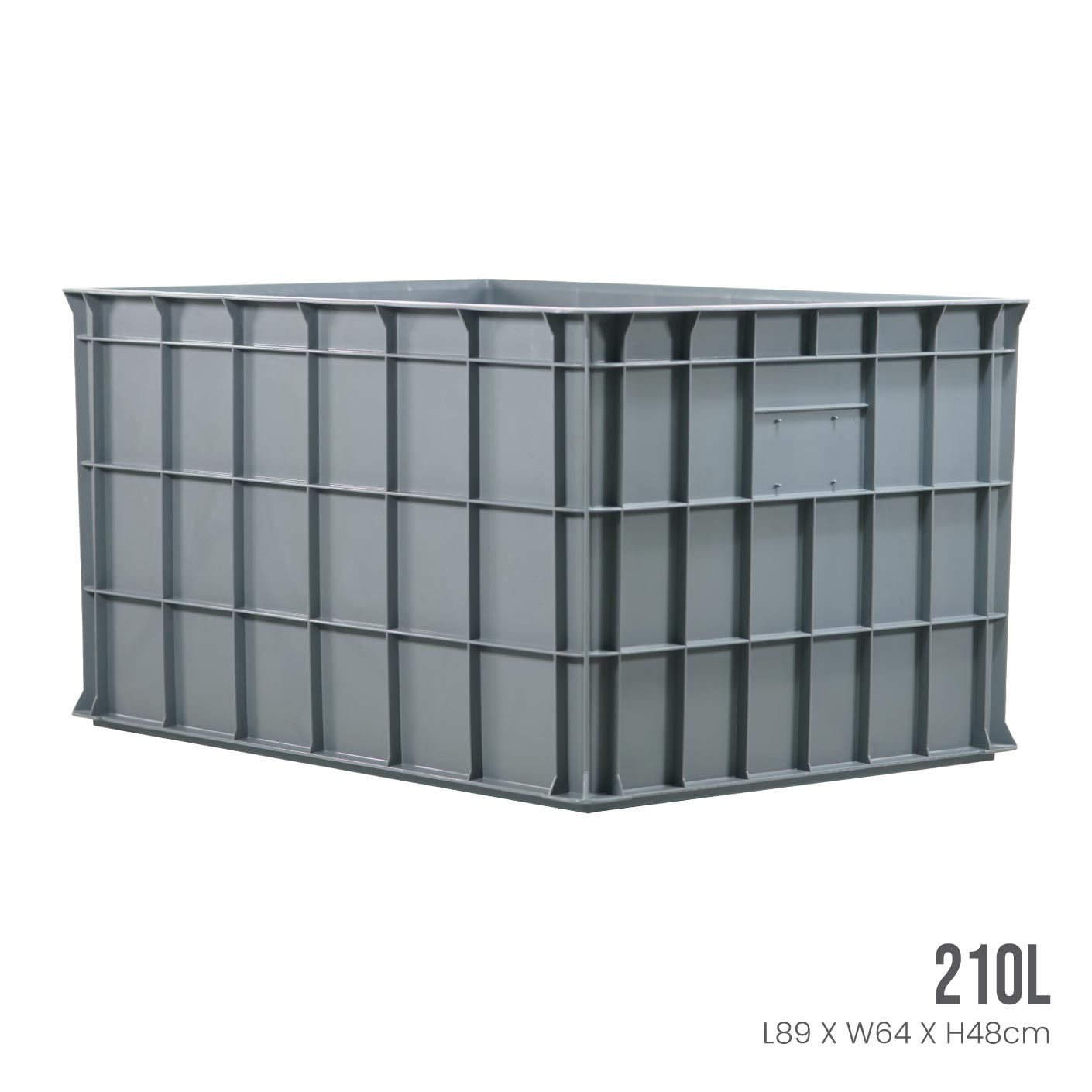 Heavy Duty Industrial Storage Box (ID4909) - Durable Plastic Utility Container for Warehouse, Garage & Workshop Organization