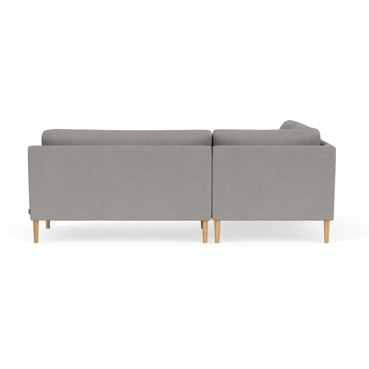 Astha Boucle Left Corner Sofa - Modern L-Shaped Sectional Couch for Living Room, Lounge & Office - Soft Fabric Upholstery, Comfortable Seating for Home Decor