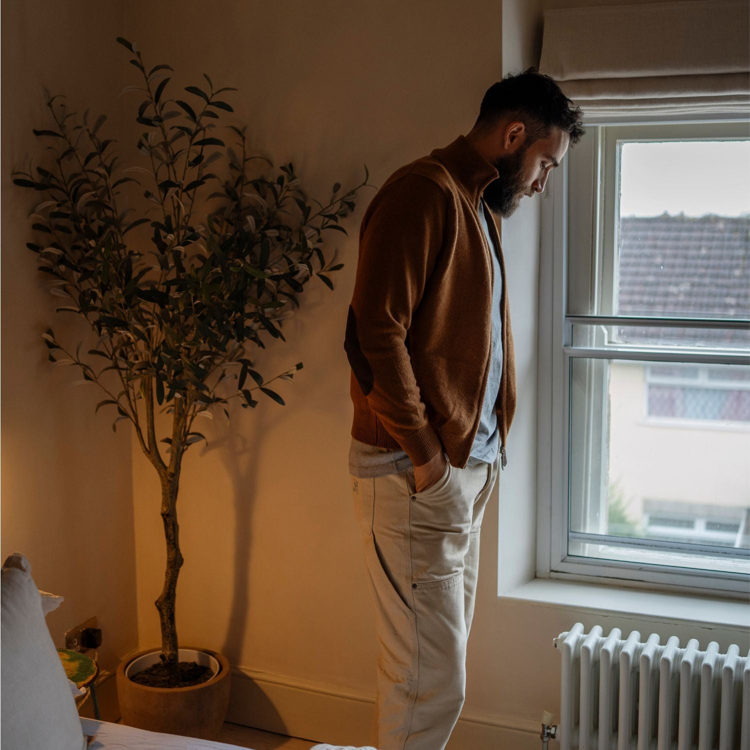 Men's Full Zip Bomber Jacket - Lightweight Casual Outerwear for Streetwear & Travel | Perfect for Fall & Spring Seasons