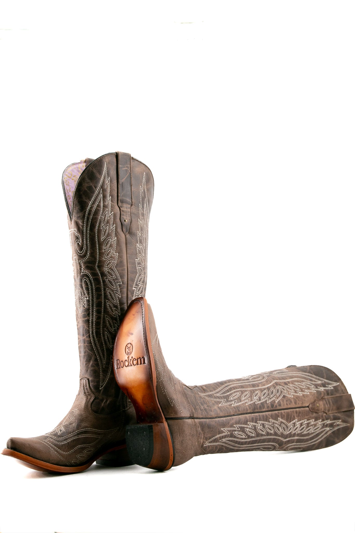 Taylor Tall Snip Toe Cowgirl Boots for Women - Western Riding Boots with Pointed Toe | Perfect for Country Dancing, Rodeo & Cowgirl Fashion