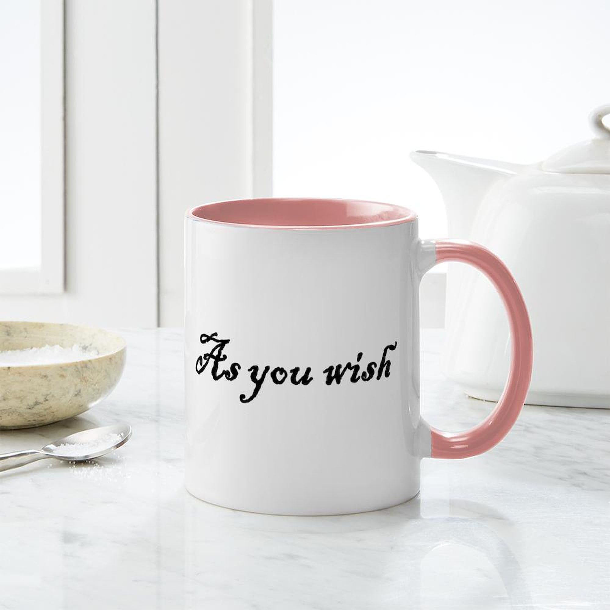 As You Wish 11 oz (325 ml) Ceramic Coffee Mug - Perfect for Tea, Hot Chocolate & Office Use - Funny Novelty Gift for Princess Bride Fans