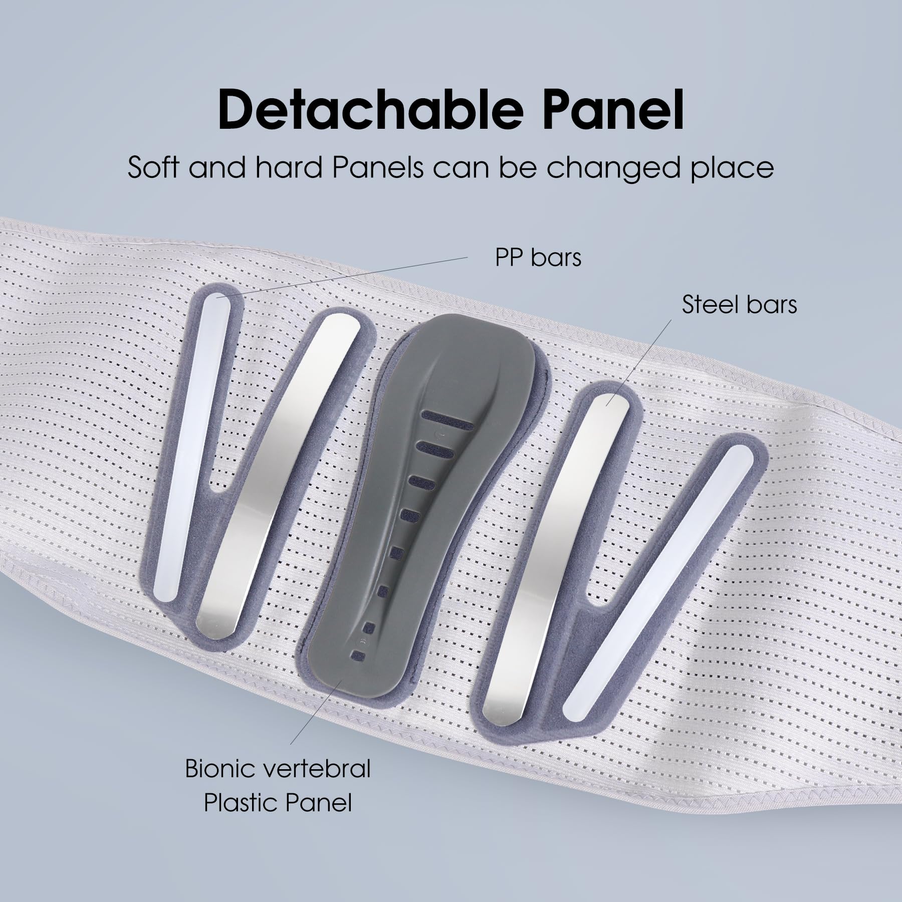 RESTCLOUD Lower Back Brace for Men & Women - Lumbar Support Belt for Back Pain Relief, Sciatica, Scoliosis & Work Lifting - Adjustable & Comfortable (Medium) - Perfect for Office Work, Gym & Daily Activities