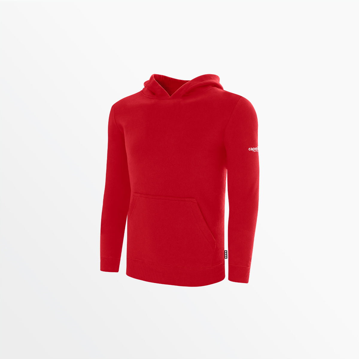Youth Basics Fleece Pullover Hoodie with Sleeve Logo - Soft & Warm Unisex Sweatshirt for Teens - Perfect for School, Sports & Casual Wear