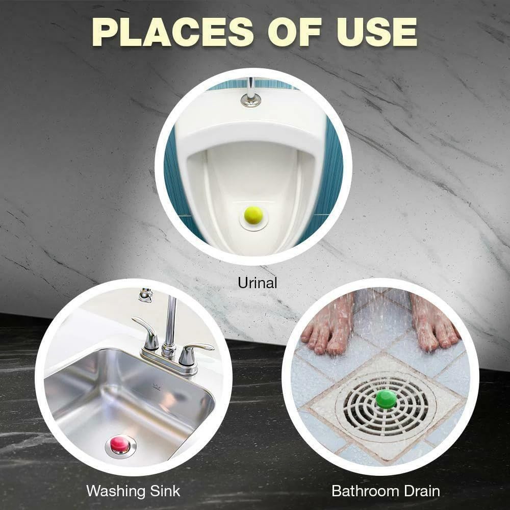 Mclear Sanitary Urinal Cubes - Fragrant Deodorizer Blocks for Toilet, Bathroom & Shoe Rack | Antibacterial Urinal Balls & Naphthalene Tablets for Odor Control (200g, Pack of 2) - Ideal for Home, Office & Public Restrooms