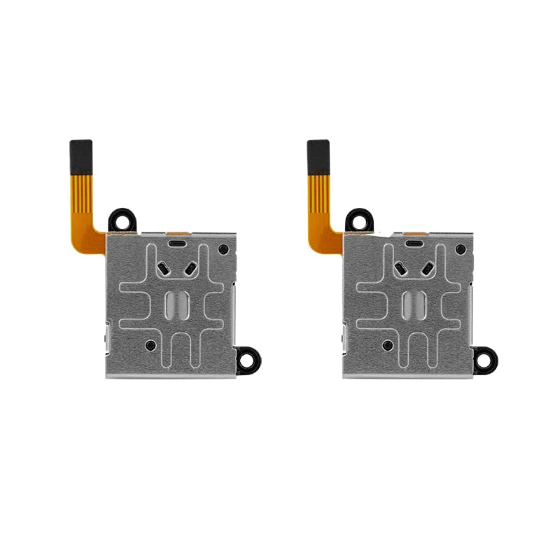 Original GeeekPi Guli Hall Joystick for Nintendo Switch JoyCon Replacement - No Drifting, Electromagnetic Stick, 50% Power Saving, High Precision Response, Replaceable Stick Cap - Perfect for Switch OLED Repair & Gaming (2-Pack)