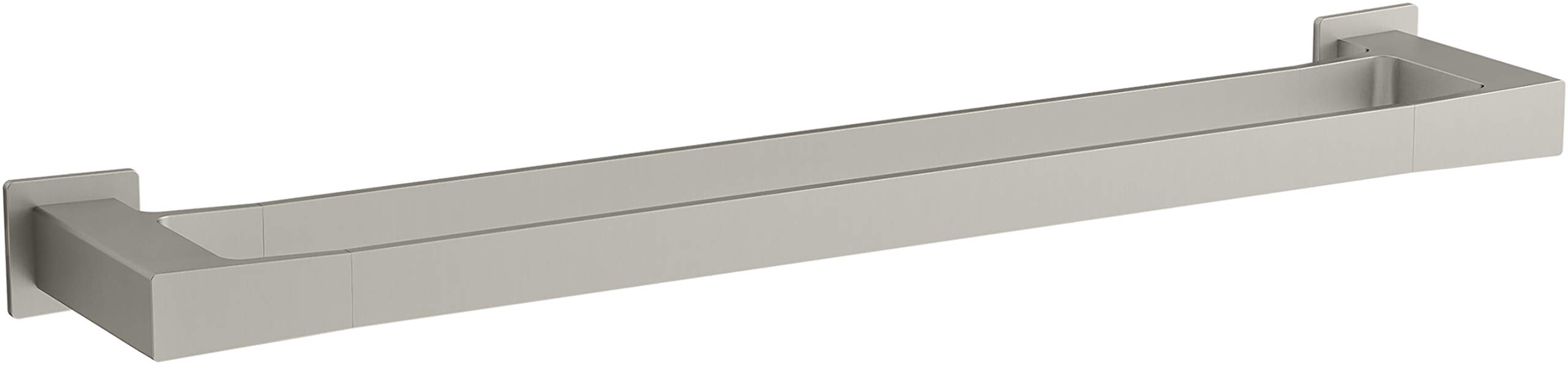 KOHLER HONESTY® Double Towel Bar - Chrome Bathroom Towel Rack for Modern Homes, Spa & Hotel Style Bathroom Accessories - Perfect for Bath, Shower & Powder Room Organization
