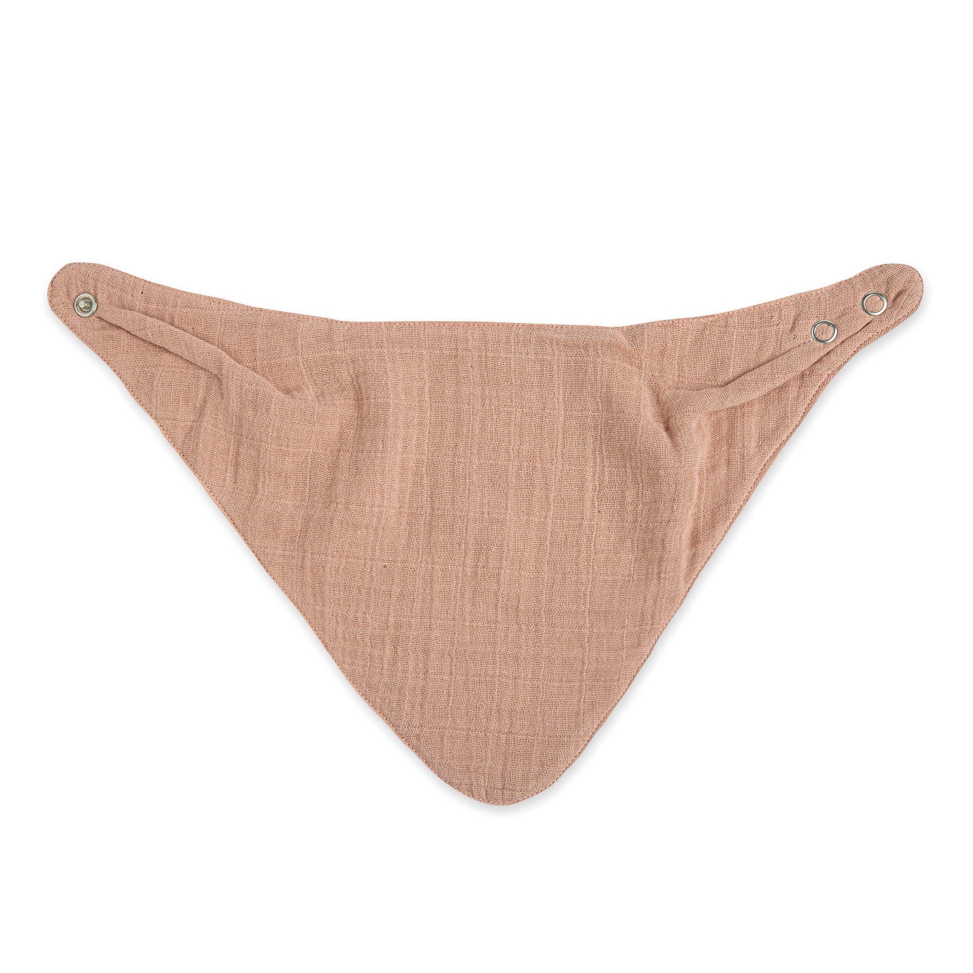 Premium Crane Baby Muslin 3-Piece Bib Set - Soft Organic Cotton Drool Bibs for Newborns & Infants - Rose Pink - Perfect for Feeding, Teething & Everyday Use