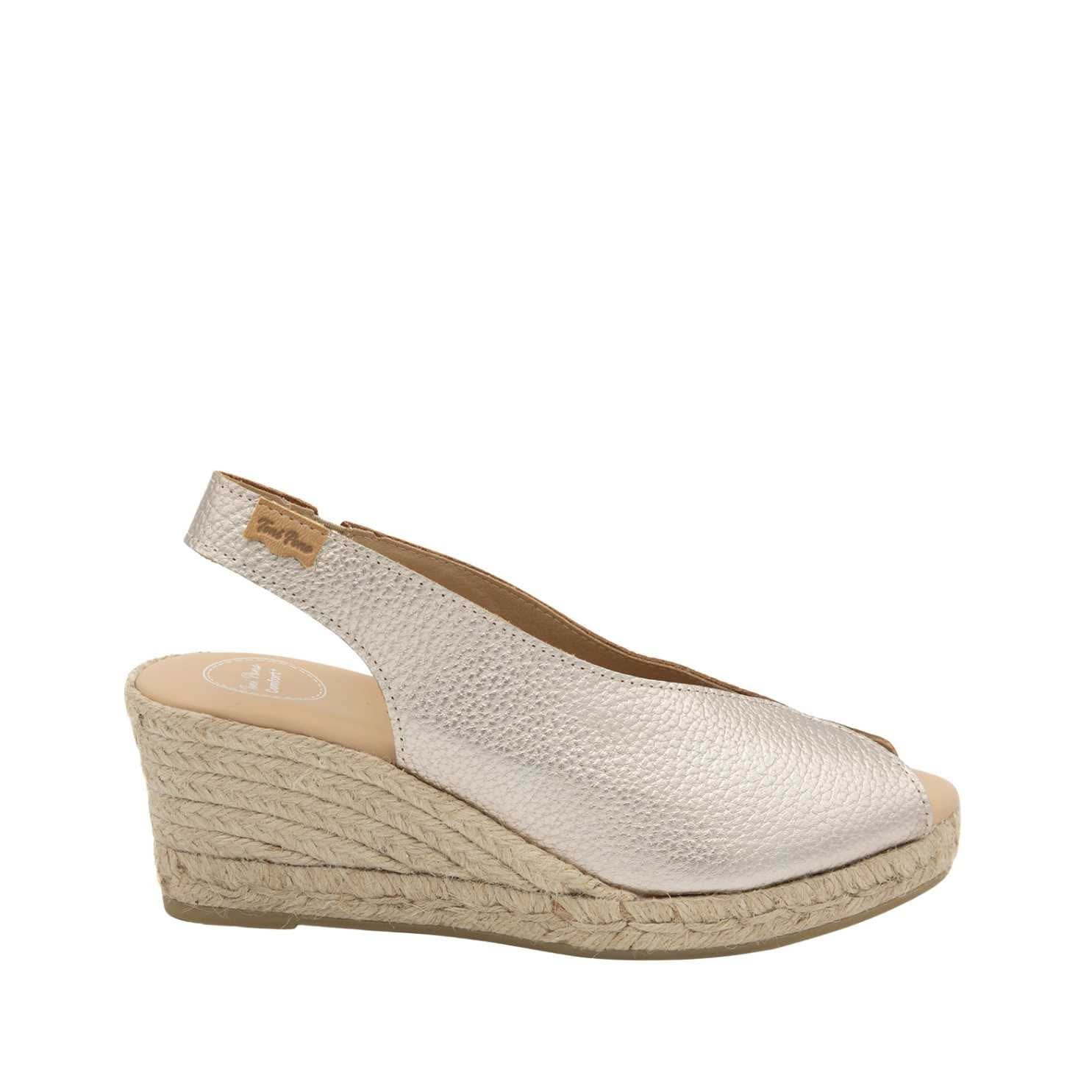 Boira Women's Plain Leather Wedge Sandals - Comfortable & Stylish for Casual Outings, Work, and Summer Vacations