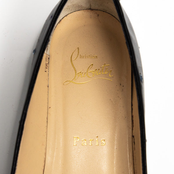 Christian Louboutin Black Degrastrass Flats Women's Size 36.5 | Luxury Designer Ballet Flats for Women | Perfect for Office, Parties & Special Occasions
