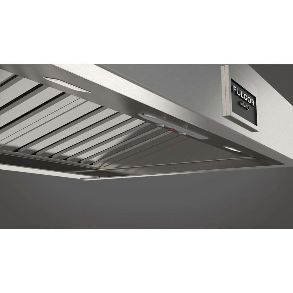 Fulgor Milano 30 Inch 600 CFM Professional Stainless Steel Under Cabinet Range Hood - F6PH30S1 | Powerful Kitchen Ventilation for Cooking, Grilling & Smoke Removal