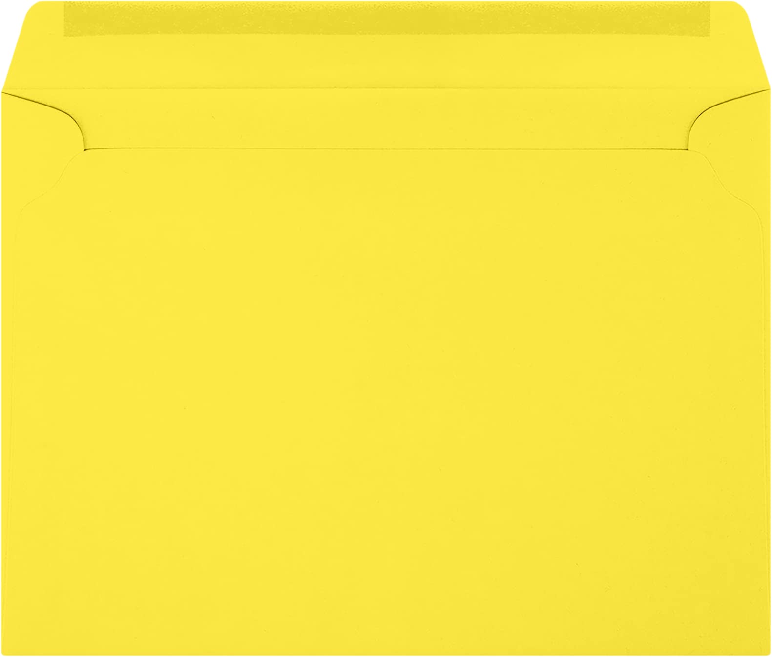 LUXPaper 9 x 12 Booklet Envelopes - Citrus Yellow, 80lb. Text Weight, Pack of 250 | Perfect for Mailing Brochures, Catalogs, Wedding Invitations & Business Documents