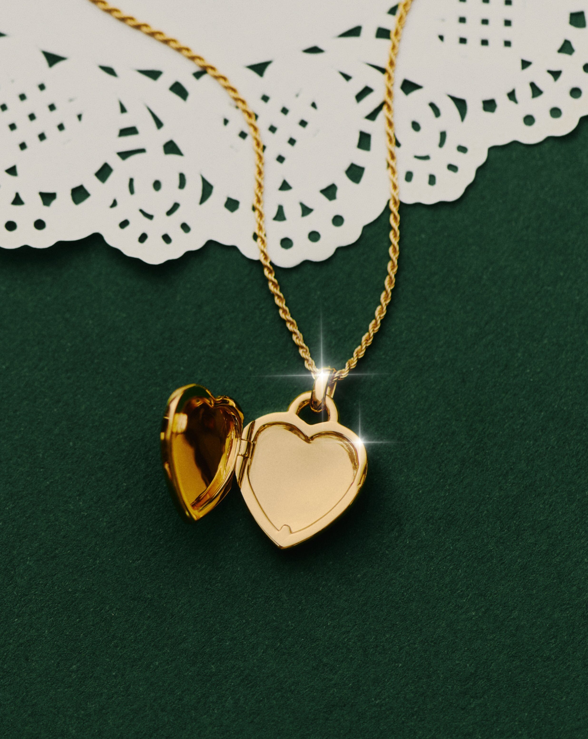 Engravable Heart Ridge Locket Pendant Necklace - 18k Gold Vermeil & Rainbow Moonstone Jewelry for Women | Personalized Gift for Mom, Wife, Girlfriend | Valentine's Day, Anniversary, Birthday Present