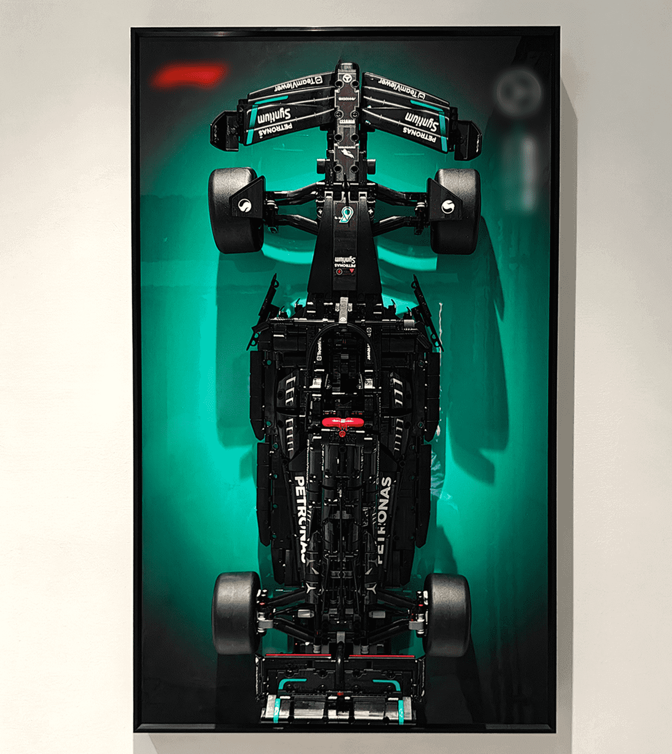 Lego Technic™ Mercedes AMG F1 W14 E Performance (42171) Wall Display Frame - Premium Acrylic Showcase for Collectible Model Cars - Perfect for Home, Office, or Gift Room Decor