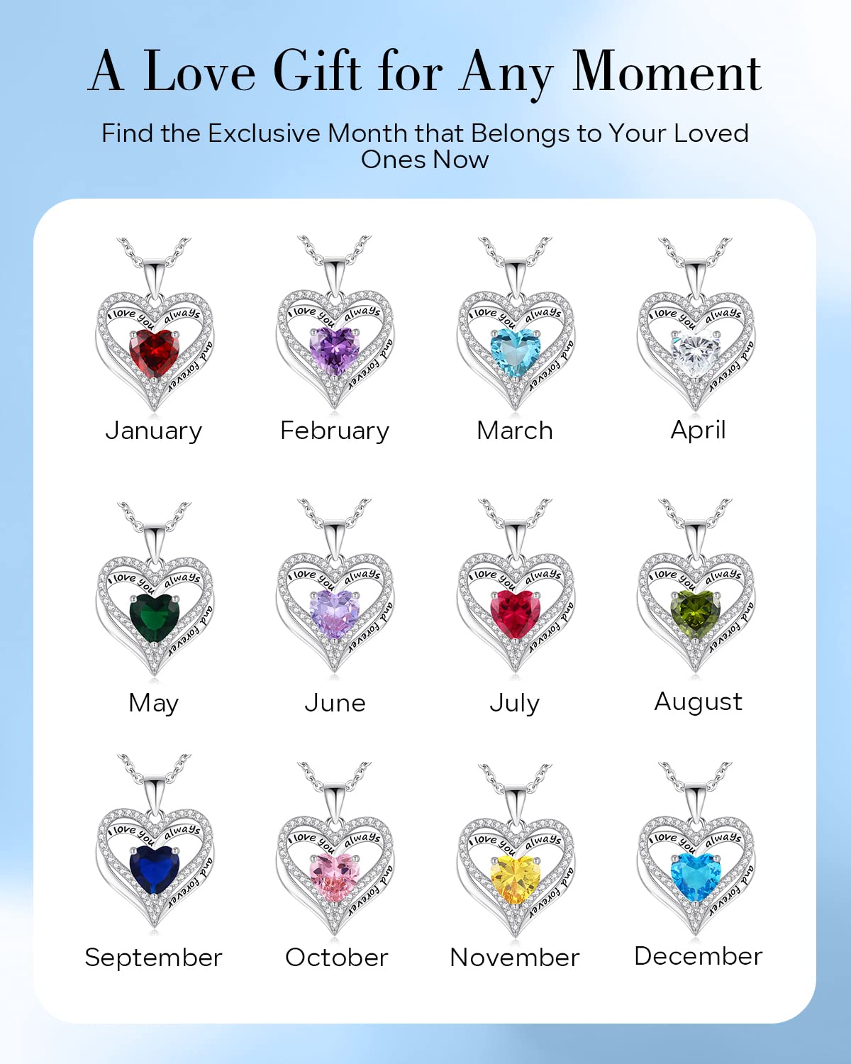 S925 Sterling Silver Heart Necklace for Women - Rose Gold Plated Romantic Gift for Wife, Girlfriend, Mom | Valentine's Day, Mother's Day, Anniversary & Birthday Present | Elegant Jewelry for Everyday Wear & Special Occasions