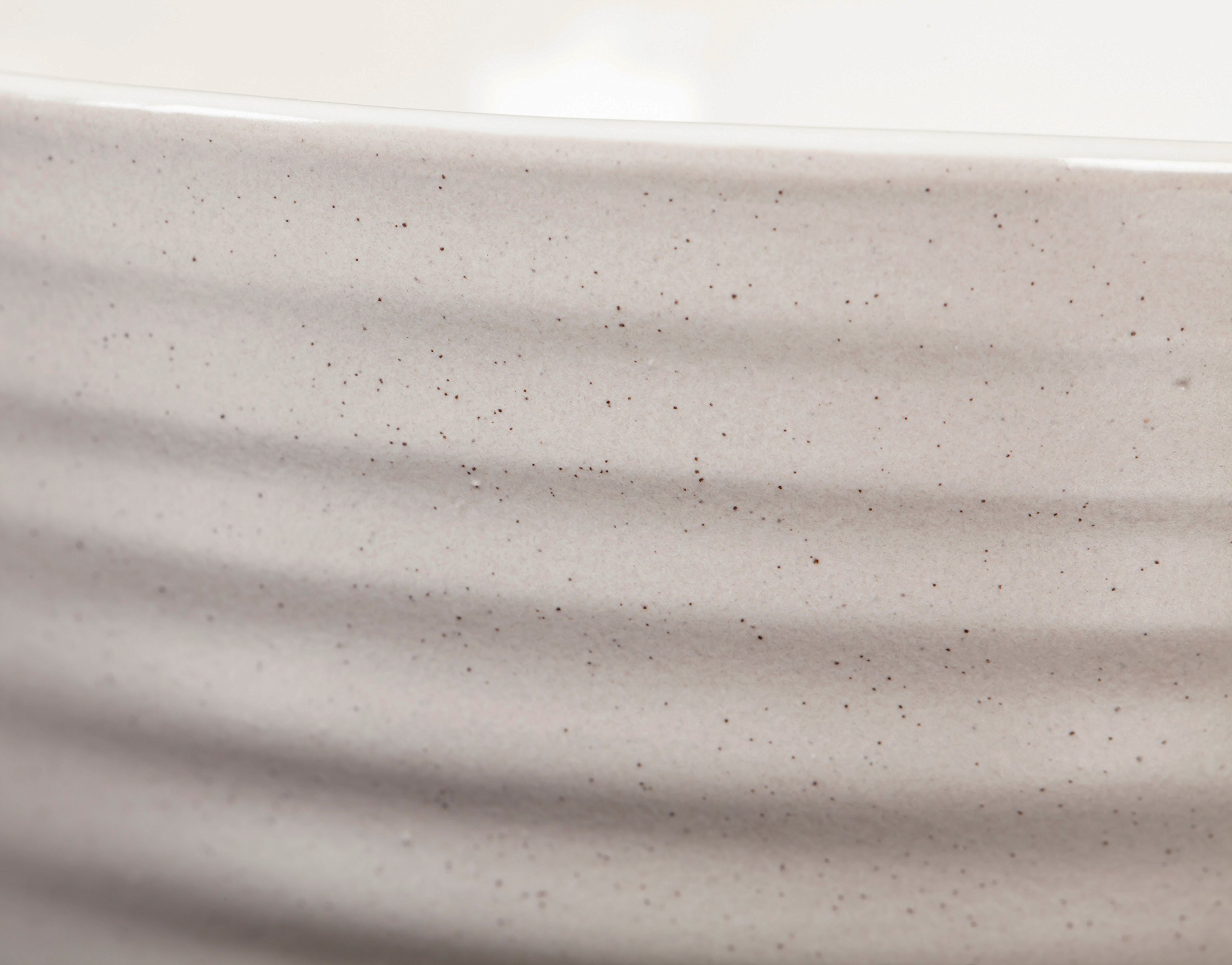 Cypress Home Shiloh Ceramic Embossed Serving Bowl - Elegant Decorative Bowl for Salads, Soups, and Table Centerpieces