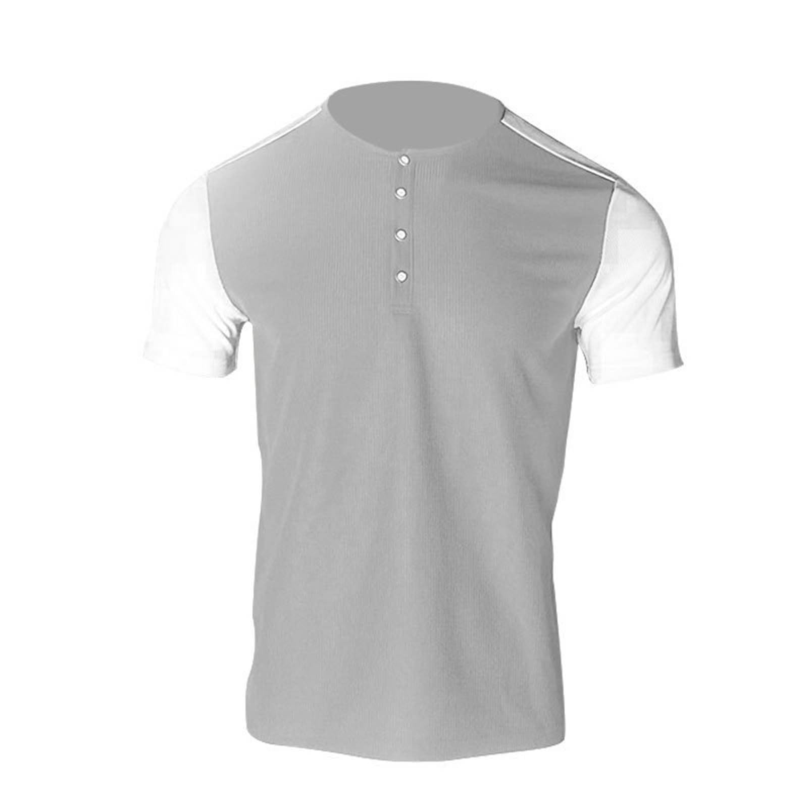 Men's Waffle Knit Henley Shirt & Shorts Set - 2 Piece Summer Outfit for Sports, Beach & Casual Wear with Pockets | Breathable Comfort for Gym, Vacation & Everyday Use