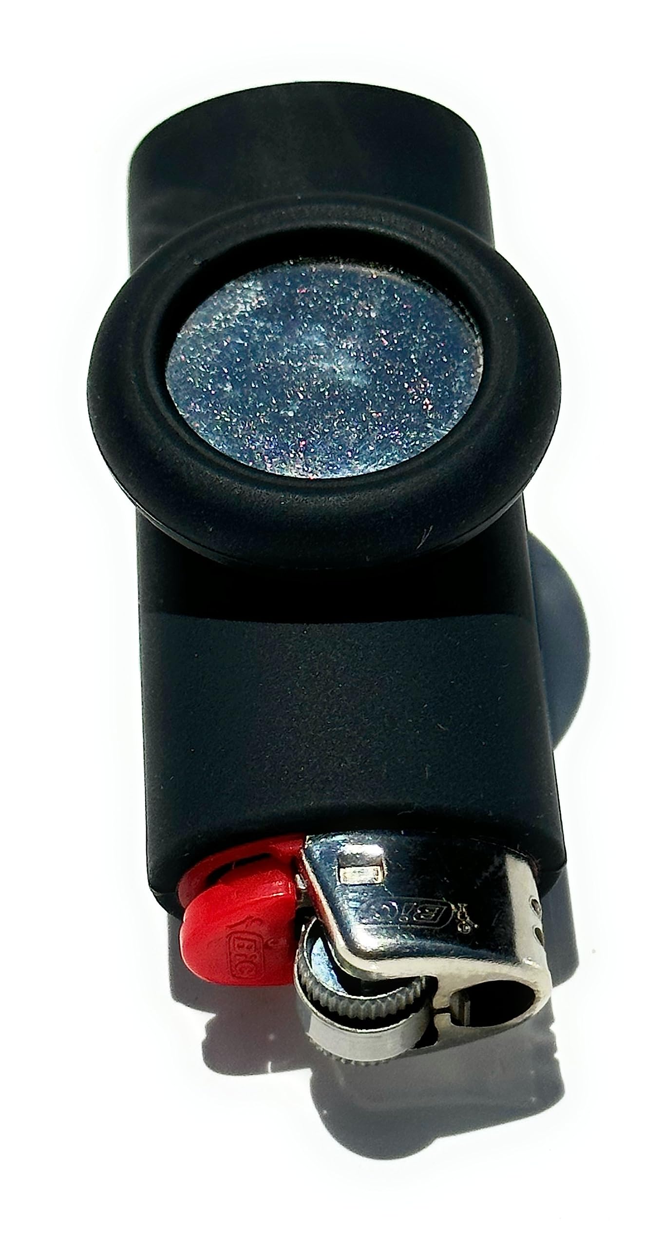 Magnetic Lighter Holder for BIC Lighters - Strong Magnet Attaches to Fridge, Toolbox & Shelves (J6 Compatible, Lighter Not Included) - Perfect for Home, Office & Outdoor Use