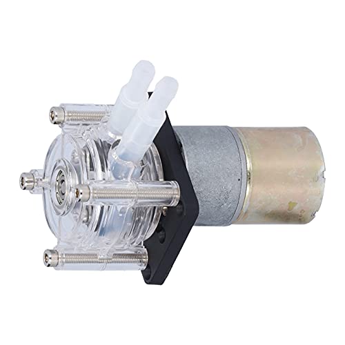 12V High-Silent Lab Vacuum Pump for DC Gear Motor - 0-400ml/min Flow Rate, Compatible with 42 Stepper Motor & Viscous Liquids | Ideal for Laboratory Experiments, DIY Projects, and Small-Scale Industrial Applications