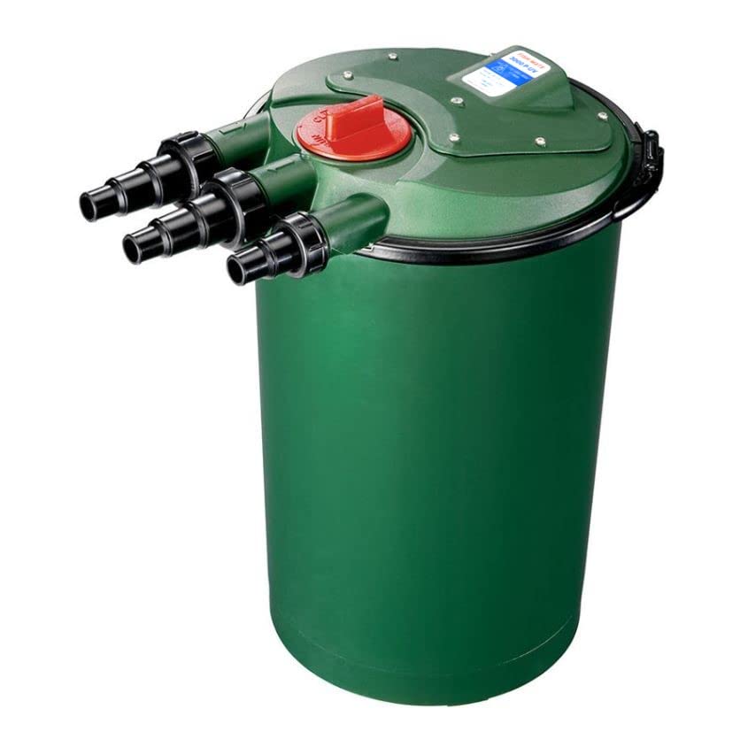 Fish Mate Pressurized Pond Filter 3000 P-BIO - High Efficiency Bio Filter for Koi Ponds, Water Gardens & Outdoor Fish Tanks - Ideal for Decorative Ponds & Backyard Water Features - Perfect for Maintaining Clean Water & Healthy Fish in Your Garden Oasis