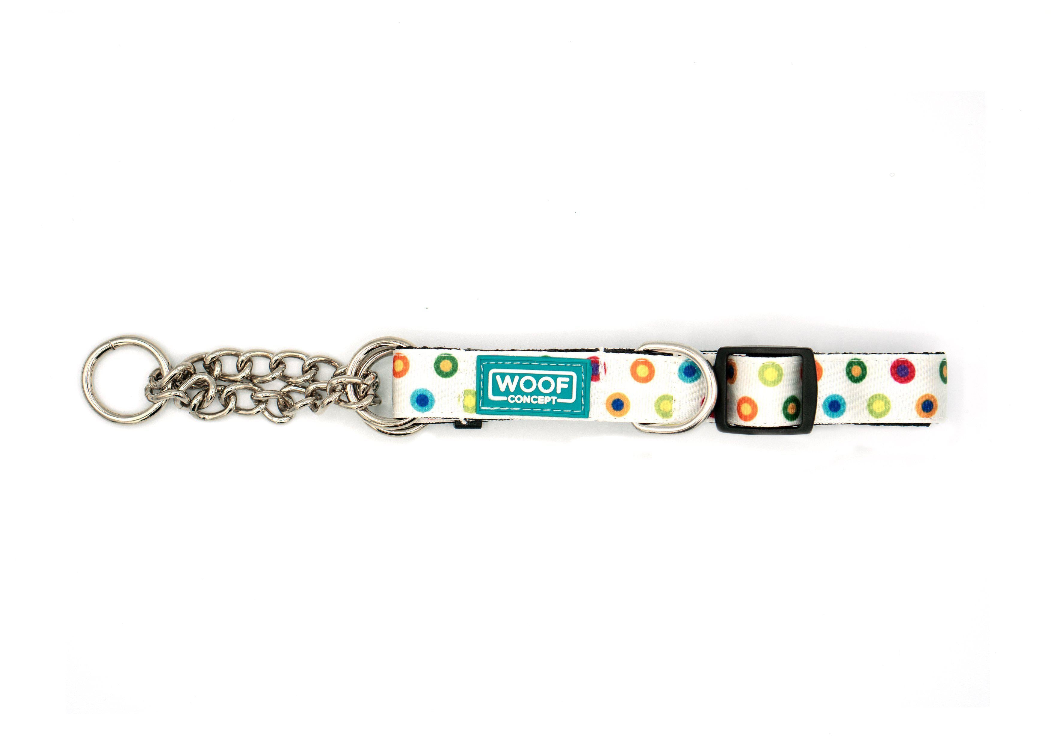Martingale Dog Collar with Bubbles Design - Adjustable Nylon Pet Collar for Training & Walking - Perfect for Small & Medium Dogs - Durable & Comfortable for Daily Use