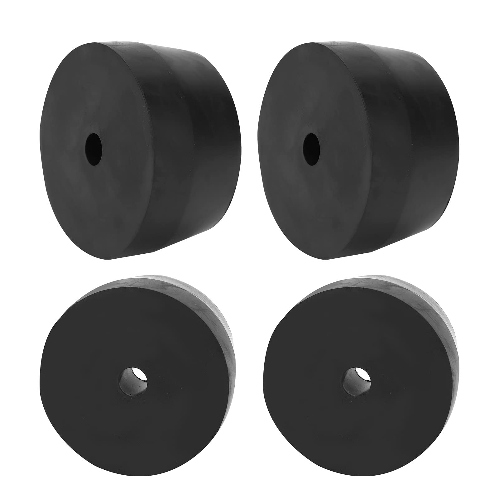 Garosa 4Pcs Black Anti-Vibration Rubber Feet Pads - Replacement Compressor Feet for 1P 2.5P 3P 4P 5P Air Compressors & Generators - Reduce Noise & Vibration in Workshops, Garages & Job Sites