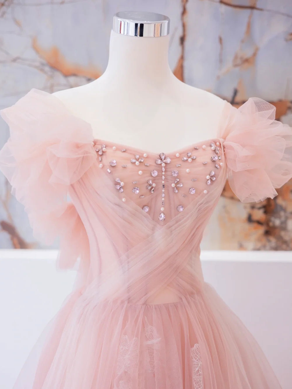 Elegant Pink Long Prom Dress - A-Line Formal Graduation Gown for Women | Perfect for Homecoming, Prom Night & Special Occasions