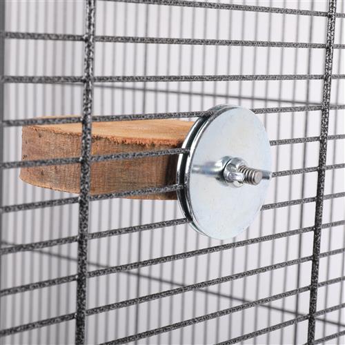 Premium Circular Wood Perch for Birds - Natural Wooden Perch for Parrots, Cockatiels & Small Birds - Perfect for Bird Cages, Aviaries & Play Gyms