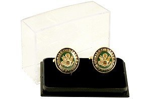 Deluxe Army Cufflinks for Men - Perfect Military Gift