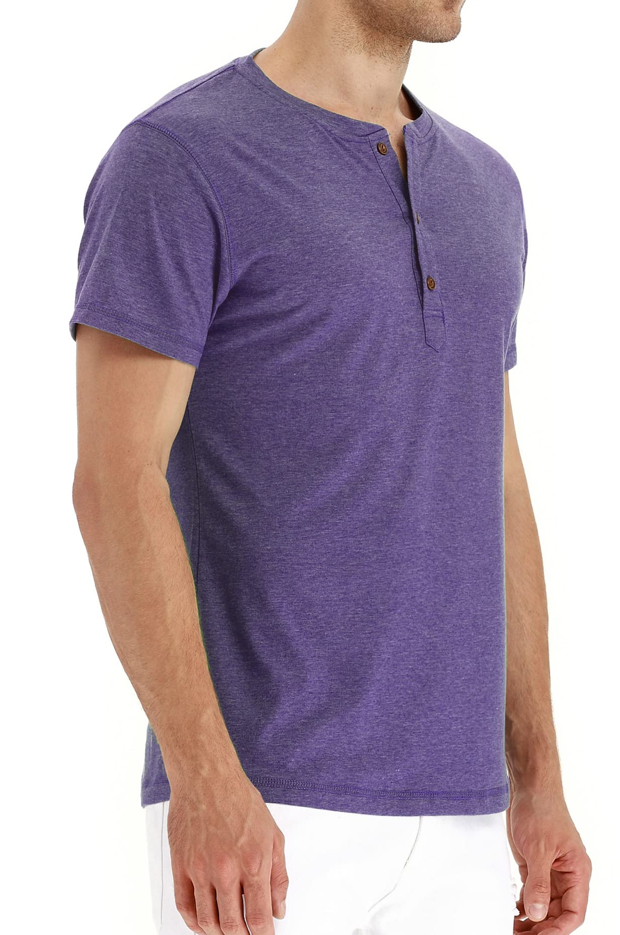 Men's Casual Henley T-Shirts | Long & Short Sleeve Button Placket Shirts | Comfortable Basic Tees for Everyday Wear, Work & Weekend Outfits