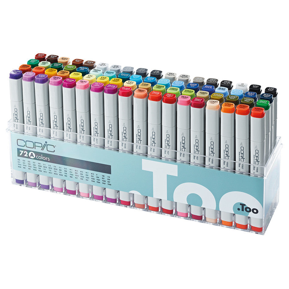 Copic Classic Marker Pen Set of 72 - Professional Alcohol-Based Art Markers for Sketching, Illustration & Manga Drawing - Perfect for Artists, Designers & Crafters