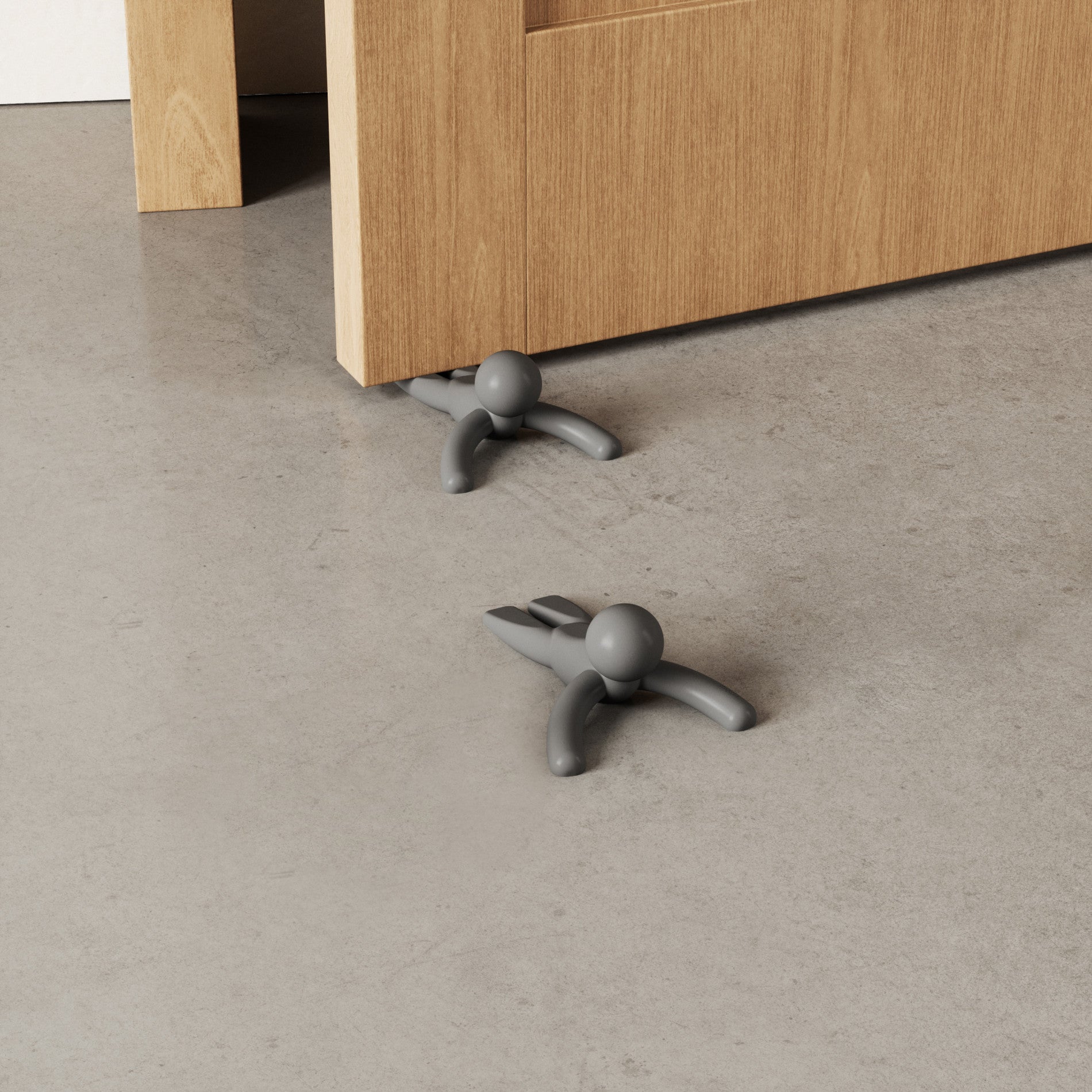 Buddy Doorstop 24545361 - Heavy Duty Door Stopper for Home, Office & Hotel - Non-Slip Rubber Base, Durable & Sturdy Design - Perfect for Keeping Doors Open or Secure