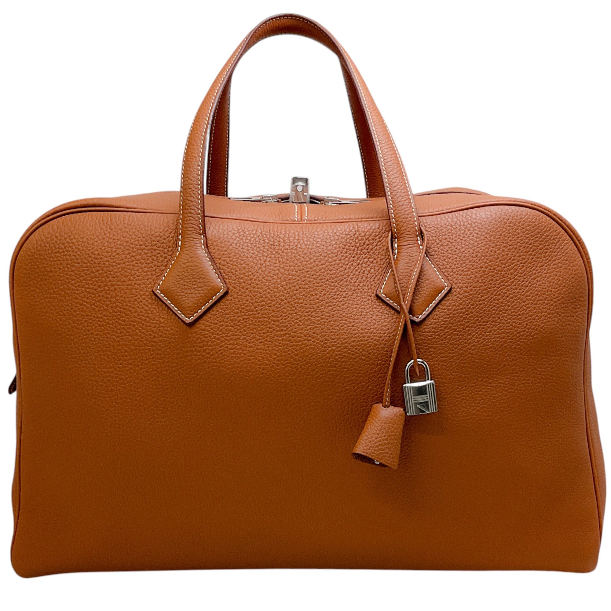 Hermes Victoria Bag 2023 - Brown Clemence Leather Handbag for Women | Luxury Designer Tote for Work, Travel & Everyday Use