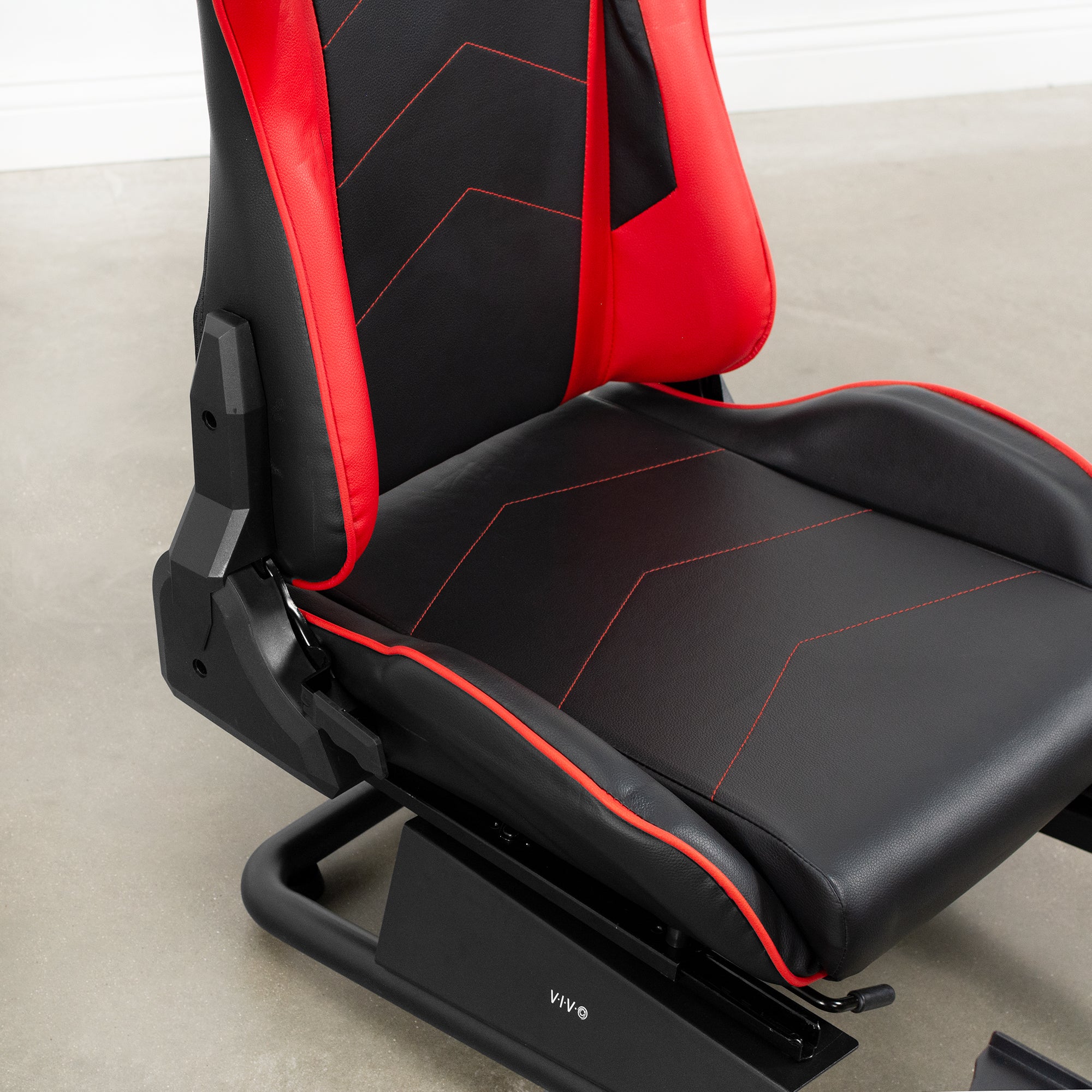 Premium Racing Simulator Cockpit with Adjustable TV Mount - Ultimate Gaming Setup for PC & PS5 - Perfect for Home Racing Enthusiasts & Esports Competitions