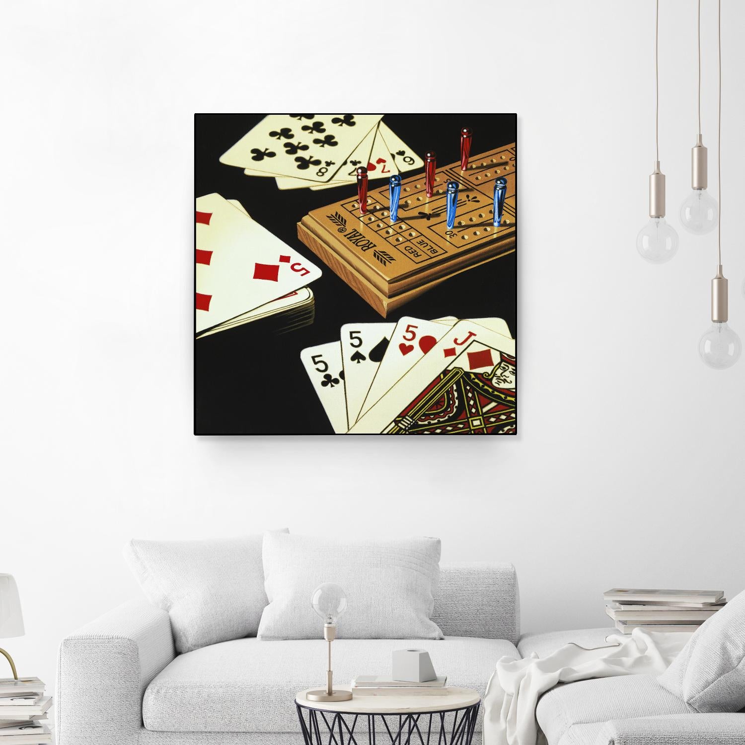 Premium Wooden Cribbage Board Set with 9-Pegs & Metal Pegs - Classic Cribbage Game for Adults & Family Game Night - Perfect for Travel, Camping & Indoor Entertainment