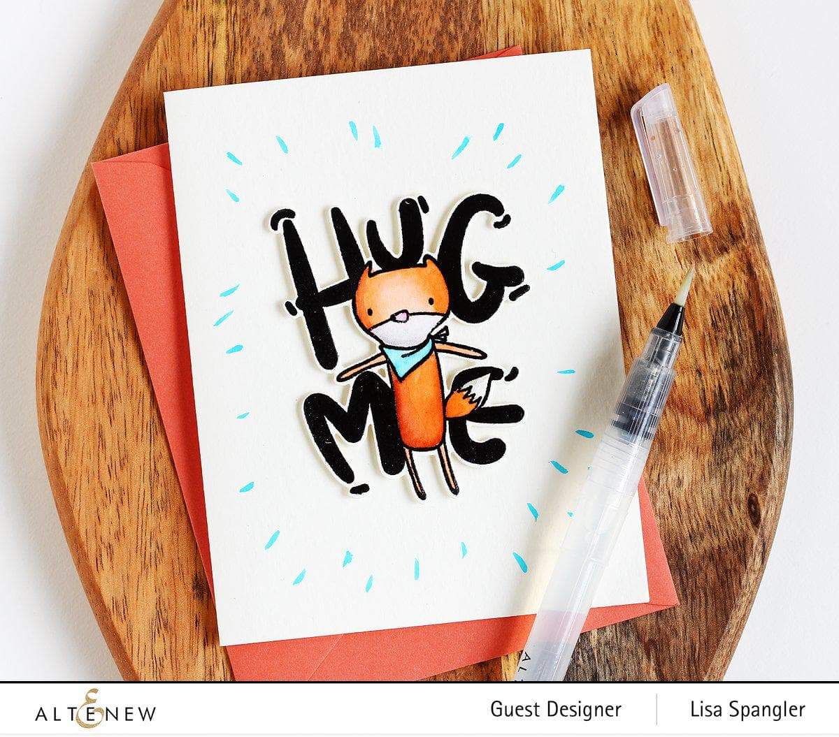 Hug Me Stamp & Die Bundle Set for Card Making, Scrapbooking, DIY Crafts - Perfect for Greeting Cards, Invitations, and Paper Projects