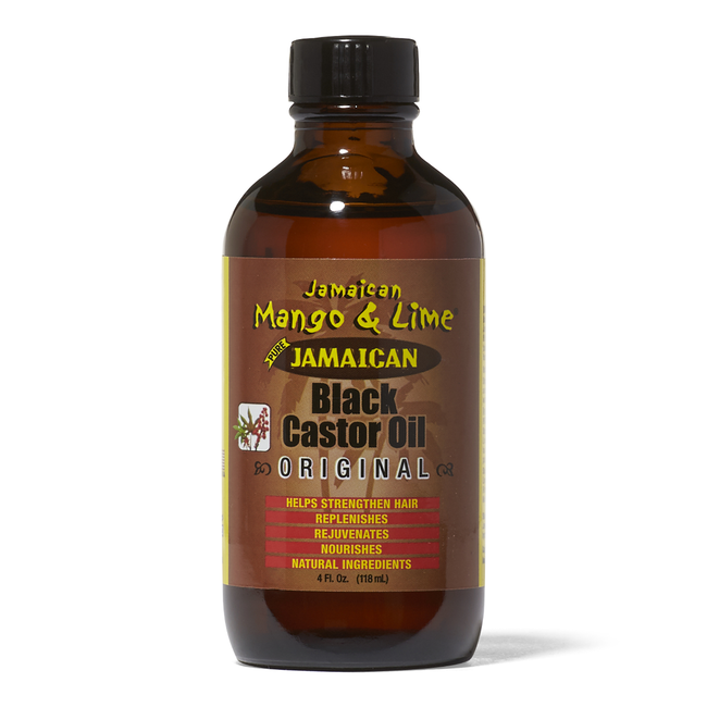 Pure Jamaican Black Castor Oil 4oz - 100% Natural Hair Growth & Skin Care - Perfect for Hair Loss, Dry Scalp & Eczema Treatment - Home & Salon Use