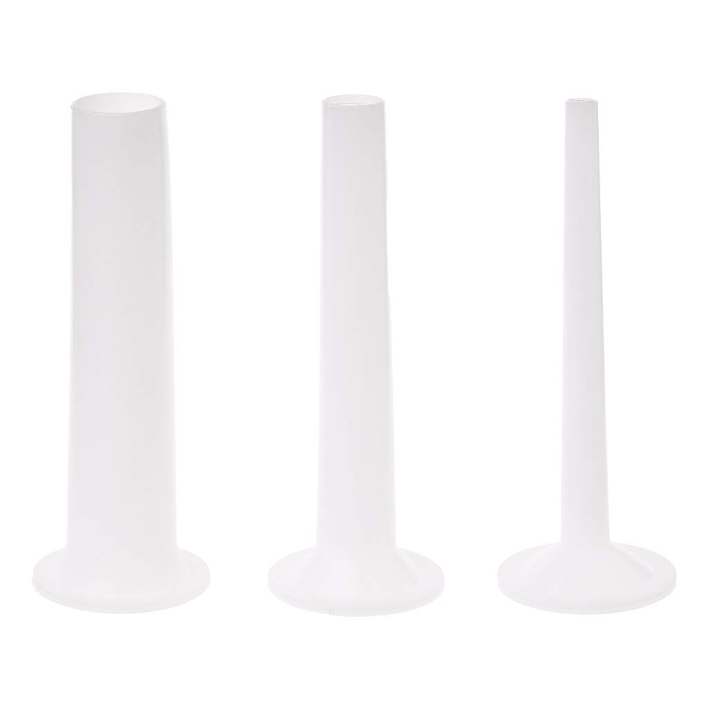 5-Piece Plastic Sausage Filling Tube Set for Meat Grinder - Baking Accessories & Sausage Stuffer Kit for Homemade Sausages, Jerky & Ground Meat - Perfect for Home Kitchen, BBQ Parties & Camping Cooking