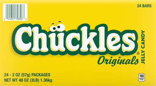 Chuckles Candy - 1CT Box (24 Count) | Bulk Assorted Flavors for Parties, Halloween, and Office Treats