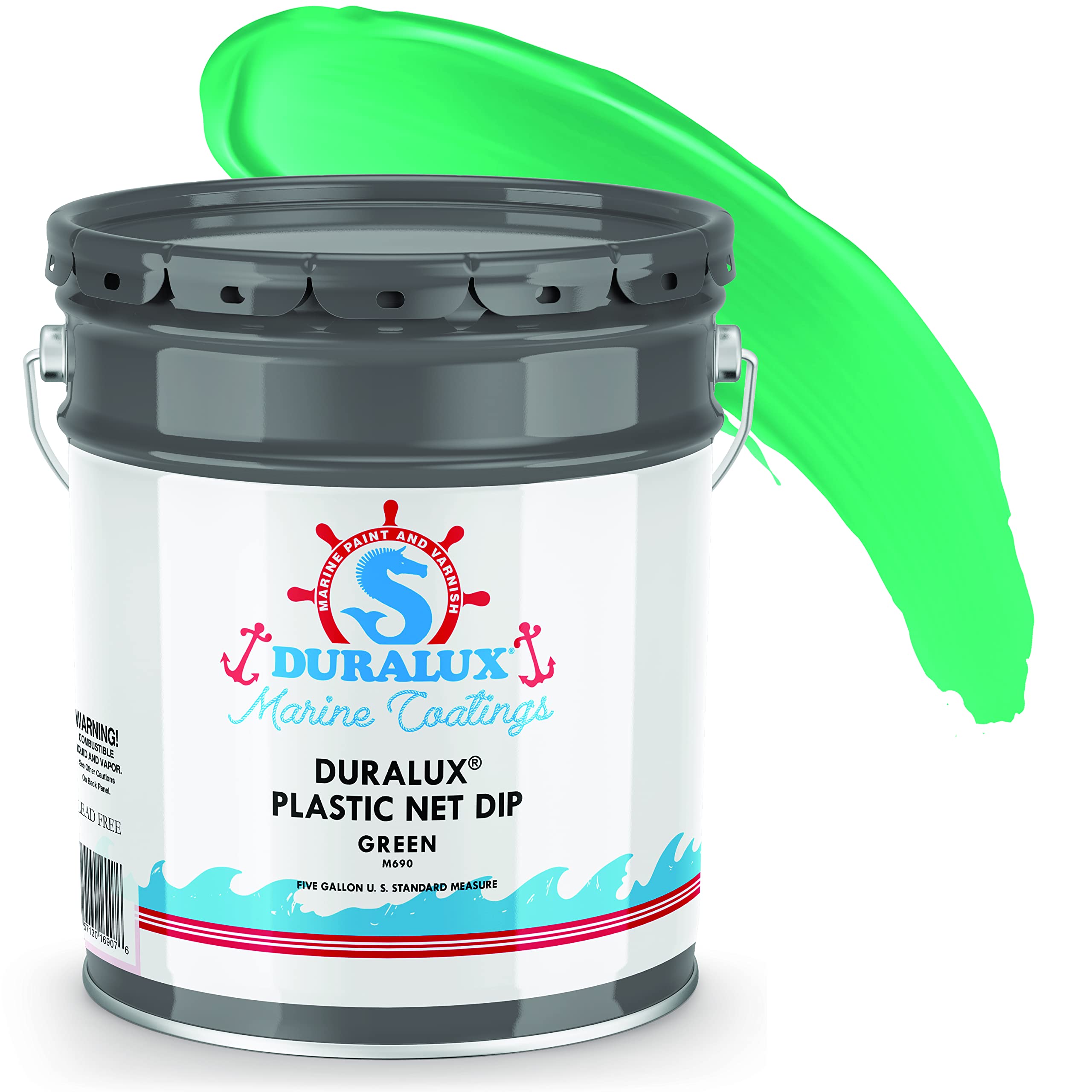 ReeeR DURALUX Plastic Net Dip Marine Enamel - High-Performance Coating for Fishing Nets, Marine Equipment & Outdoor Gear | Saltwater & Freshwater Use