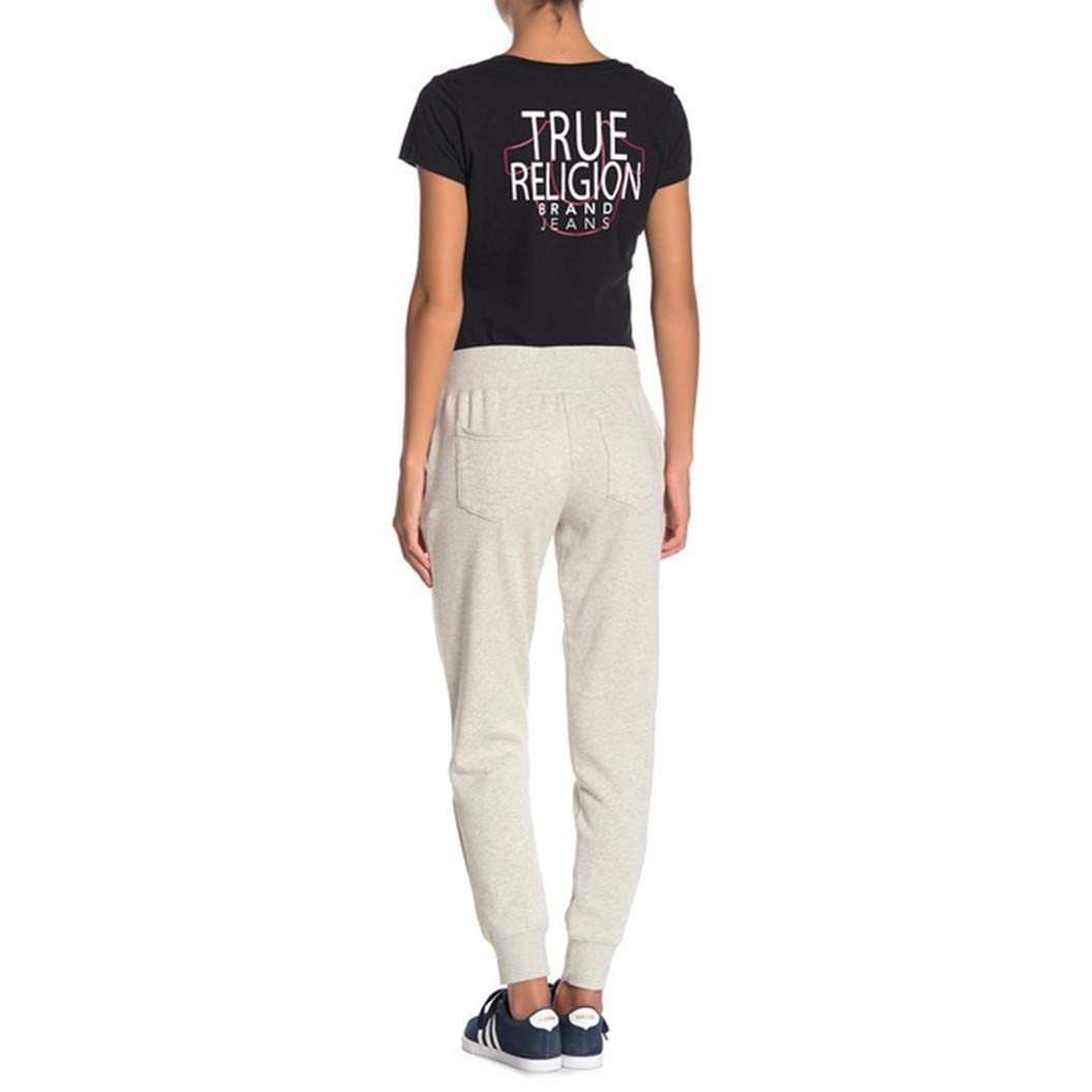 True Religion Women's High Waisted Slim Fit Jogger Sweatpants - Comfortable Lounge Pants for Yoga, Running & Casual Wear
